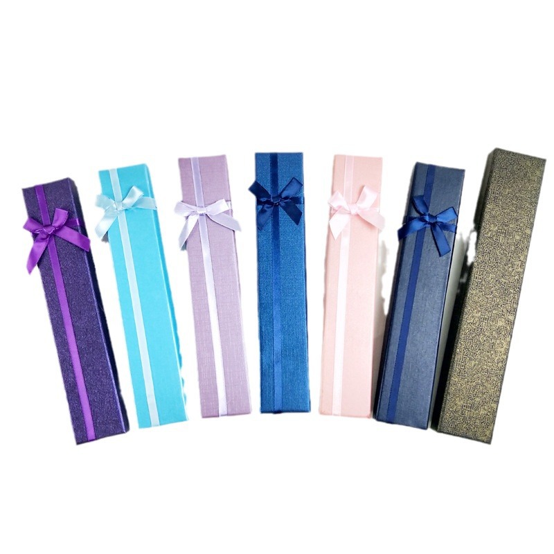 Inventario al por mayor Qixi caja de regalo de alta calidad caja de joyería impresa caja de embalaje de joyería