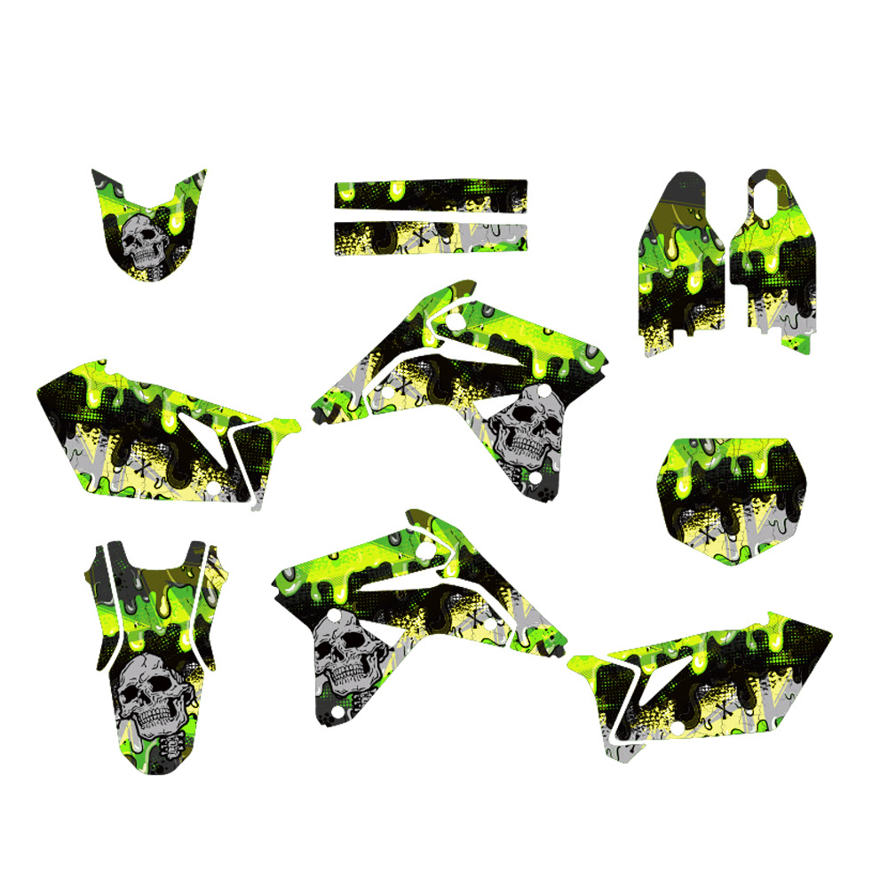 Aplicable a Suzuki RMZ450 2007 pegatinas de motocicleta todoterreno de alta calidad personalidad de modificación de la carcasa
