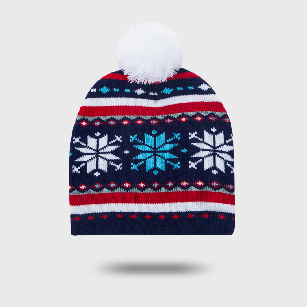 Cross-border Wholesale Children's Christmas Hat Men's Autumn And Winter Warm And Cute David's Deer Snowman Christmas Gift Baby Knitted Hat display picture 5