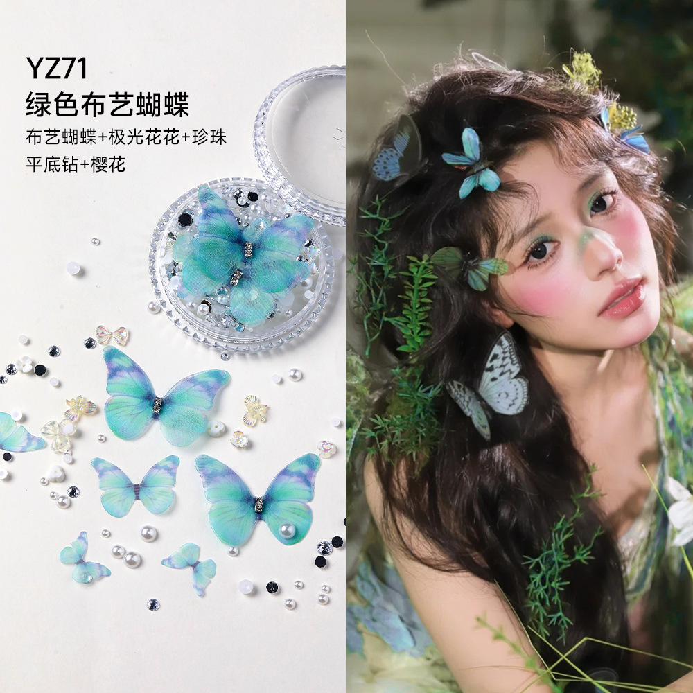 Decoraciones faciales maquillaje de ojos de novia maquillaje de escenario para niños pegatinas especiales cara lentejuelas lágrima diamante mariposa perla al por mayor