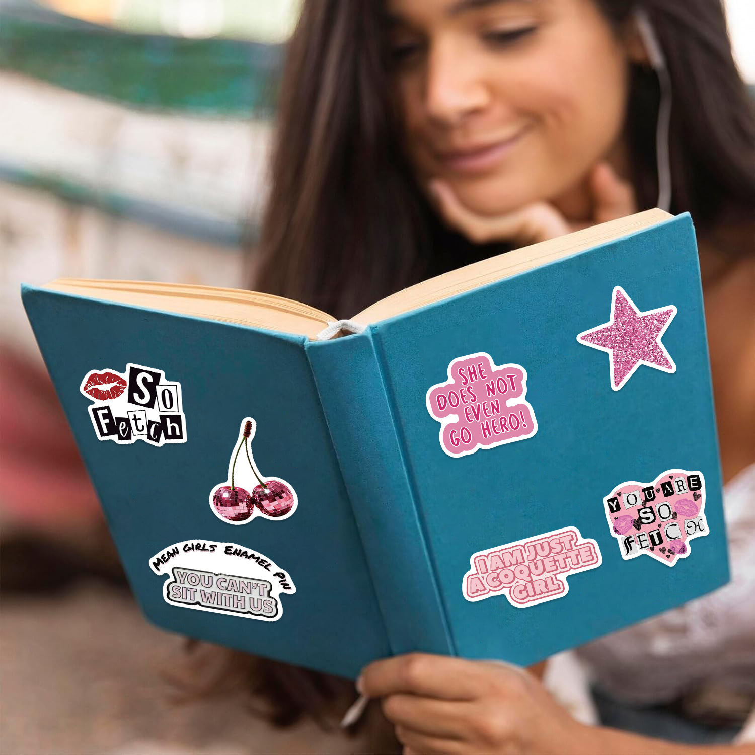 22g Weight Stickers Stationery Type 1 Set Quantity School, Graduation Occasion PVC self-adhesive Material Letter Pattern Y2K, Cute Style 1 Set Letter School Graduation PVC Self-adhesive Y2K Cute Stickers 9