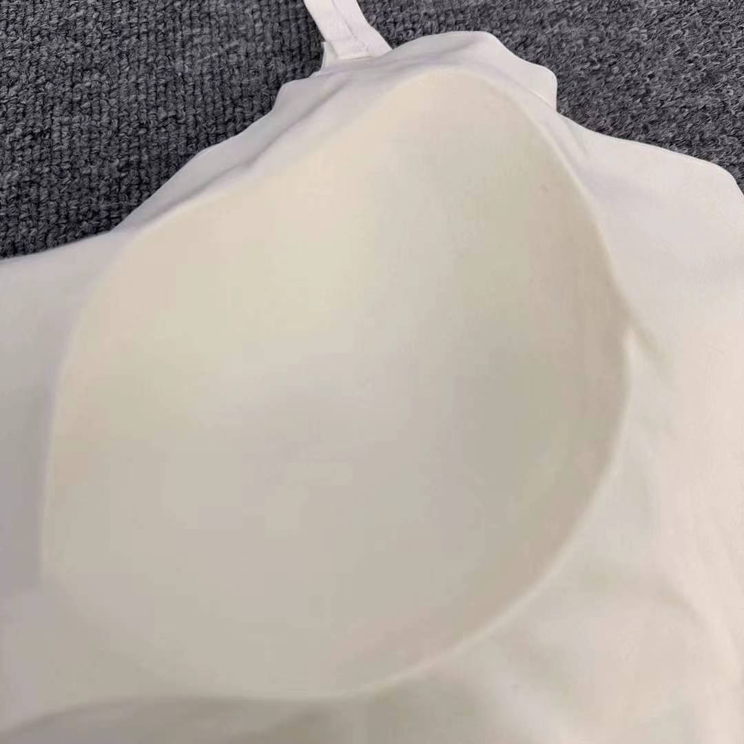 Nueva taza fija sin marcas de alta calidad chaleco de dama sin anillo de acero bra de yoga ropa interior deportiva mujer al por mayor