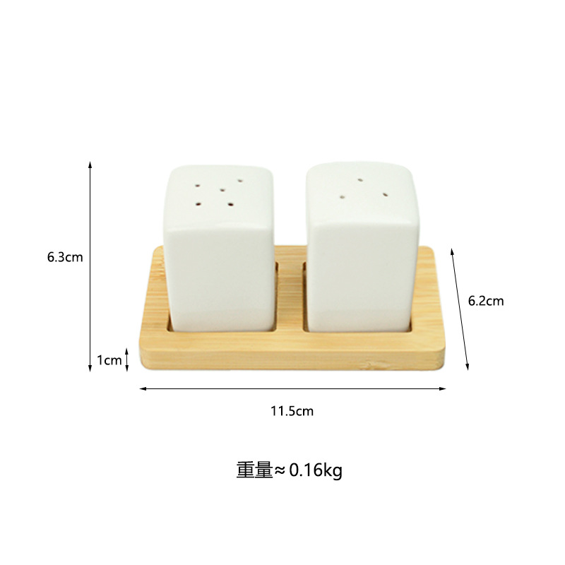 Consumidor de cerámica creativo condimento set restaurante hotel servilletas cocina peppermint aceite de sal azúcar frasco doméstico
