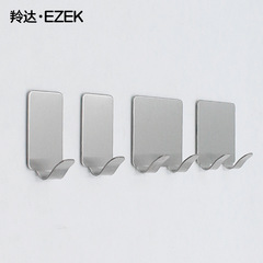 304 European-style black single hook small hook bathroom wall hanger towel hanger shower hook without drilling hook