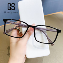 顧仕新款配近視眼鏡框男女小框防藍光眼鏡tr90鏡架批發平光鏡批發