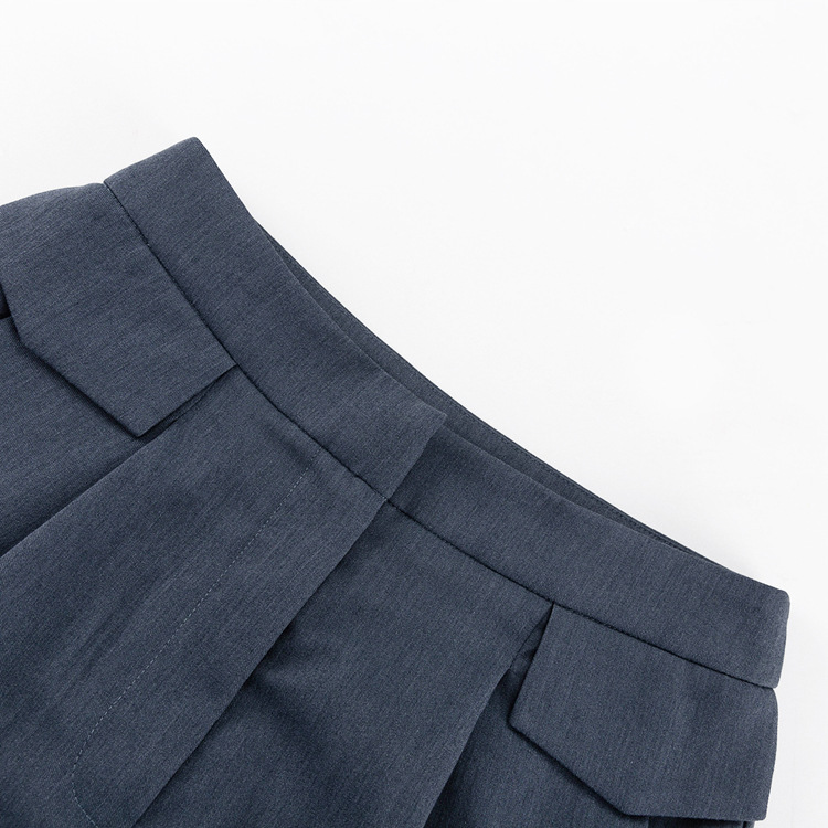 Women Clothing Spring High Sense Collared Waist Tight Blazer Casual Trousers Suit Suit