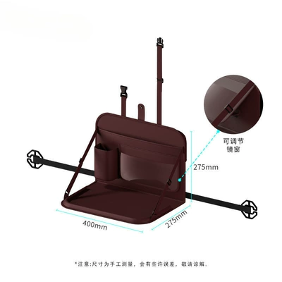 in the car, Car table board - volcanic-red
