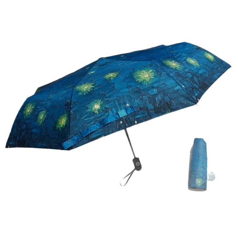 Exported to France Van Gogh's Starry Night Digital Printing Oil Painting Umbrella Double Fiberglass Windproof Bone 70% off Self-Opening and Closing Umbrella Exported to France Van Gogh's Starry Night Digital Printing Oil Painting Umbrella Double Fiberglass Windproof Bone 70% off Self-Opening and Closing Umbrella