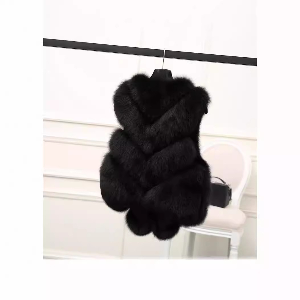 Frauen Kleidung neue mode fuchs pelz weste frauen winter freizeit_voghion.com