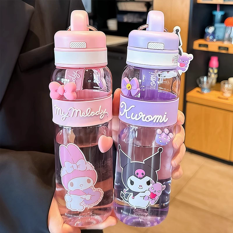 Gao Yan ценность Sanrio водный стакан для девочки, милый студент, портативный тритановый пластиковый стакан большой ёмкости для улицы