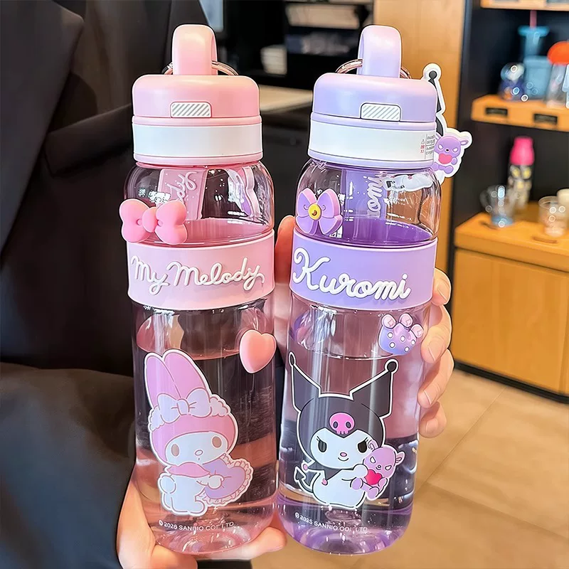 Gao Yan ценность Sanrio водный стакан для девочки, милый студент, портативный тритановый пластиковый стакан большой ёмкости для улицы