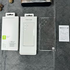 Samsung S25 Ultra用三層構造透明スマホケース、24UPCハードケース、黄ばみなし、23高精細、耐摩耗性