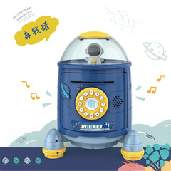 Children's gift toys creative fingerprint bazooka password safe piggy bank automatic piggy bank safe