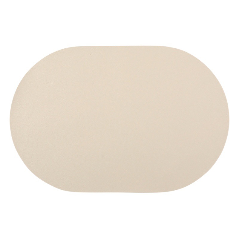 Mantel de cuero de color sólido estera de mesa de aislamiento occidental mantel impermeable a prueba de aceite estera de aislamiento de alta temperatura