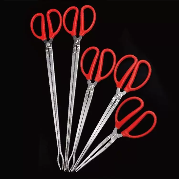 工厂加工定制赶海夹黄鳝夹鳝鱼钳泥鳅螃蟹夹不锈钢多用夹赶海工具