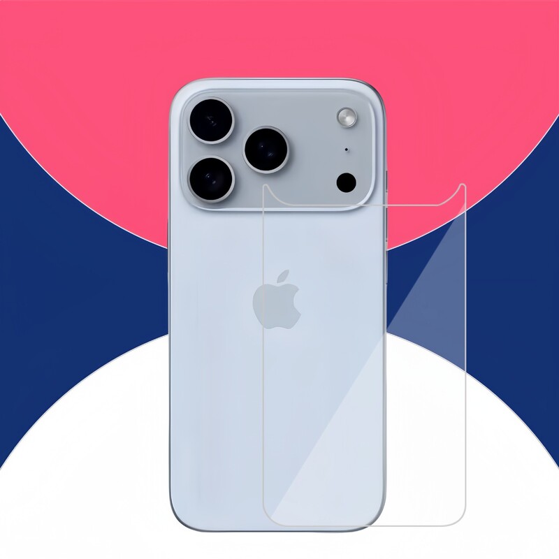 适用iPhone17Promax钢化背膜钢化膜IP17Air高铝大弧精雕玻璃贴膜|undefined