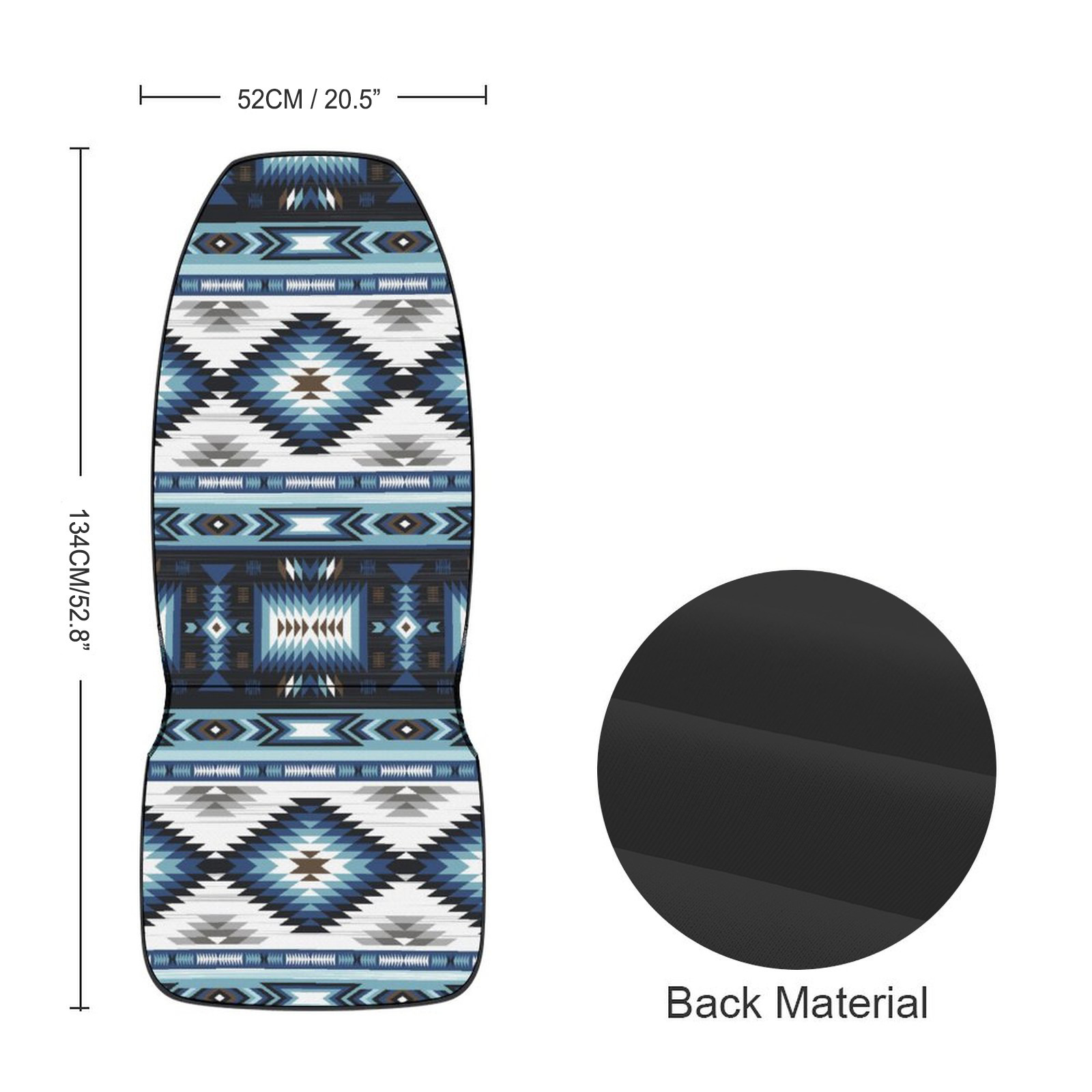 1 Piece Printed Universal Car Single Seat Driver's Seat Cover Automotive Supplies