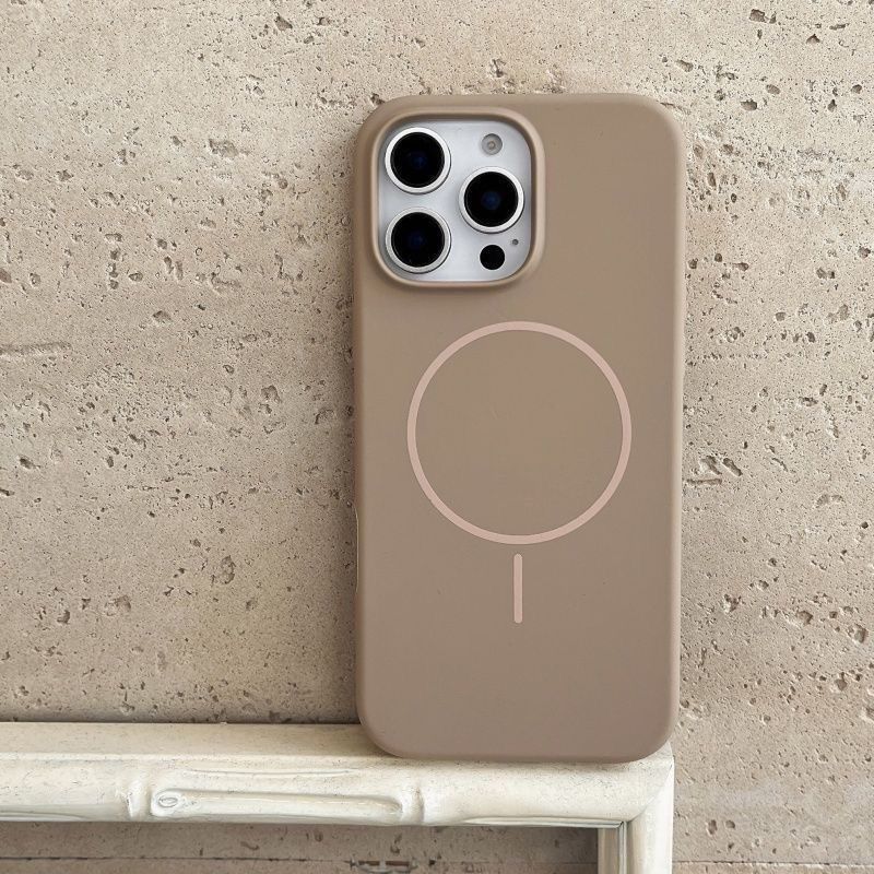 Liquid silicone magnetic shell-desert gold-