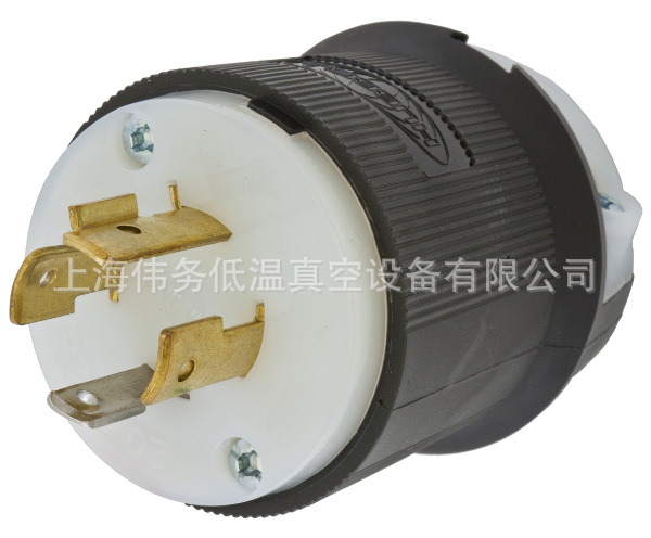 Hubbell Twist-Lock Industrial Plug 20A 125/250V HBL2411
