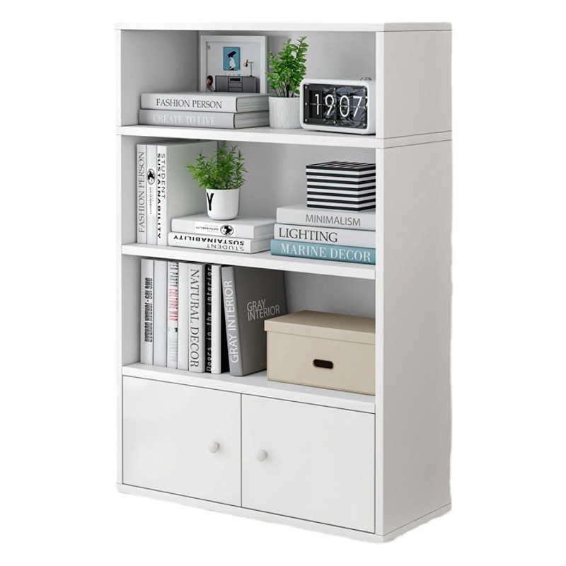 Estantería simple piso ventana de la Bahía pequeño libro gabinete de almacenamiento armario combinación balcón simple hogar multi-capa rack de almacenamiento image 1