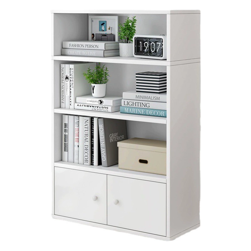 Книжная полка Простой напольный эркер Маленький книжный шкаф Шкаф для хранения Комбинированный балкон Простой бытовой многослойный стеллаж для хранения