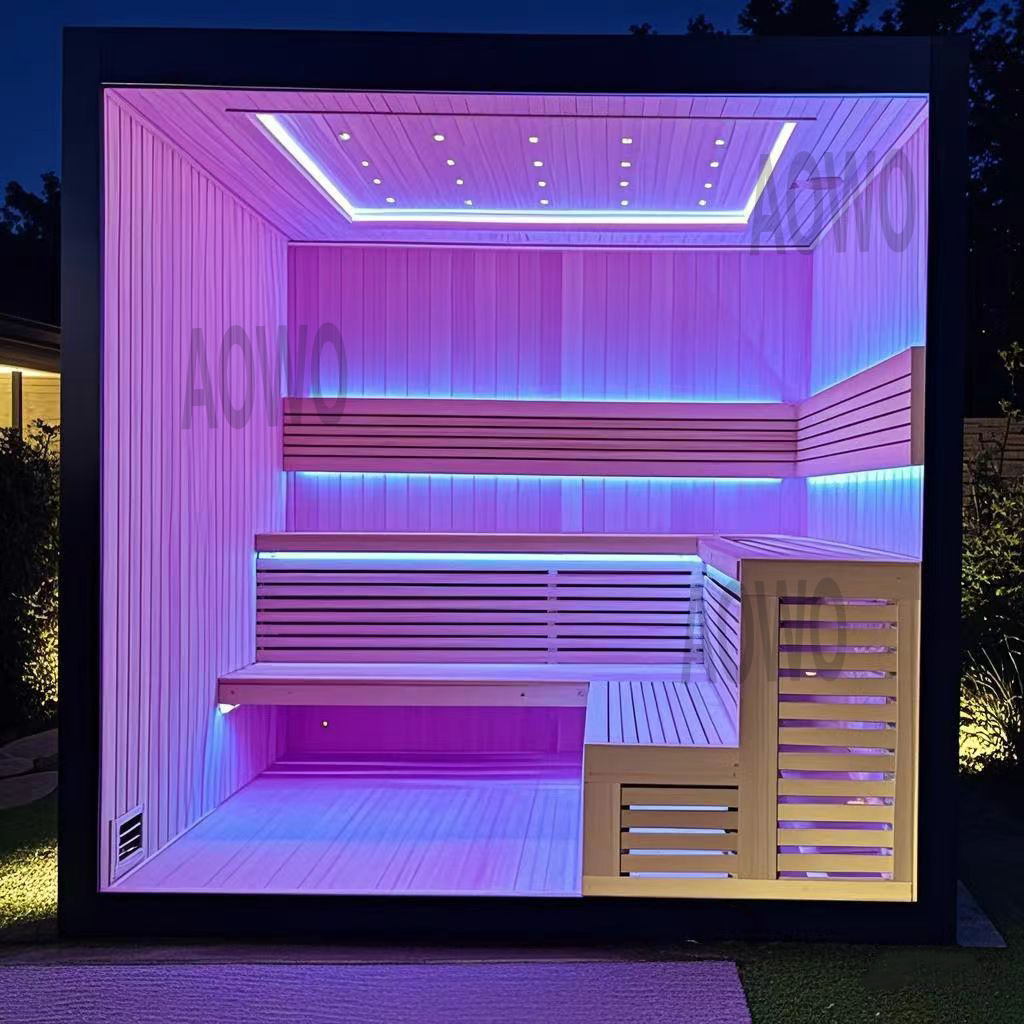 Sala de vapor de sudor para el hogar, riego, estufa de sauna, sala de vapor seco, sala de sauna de vapor húmedo de piedra volcánica, sala de calefacción para salón de belleza