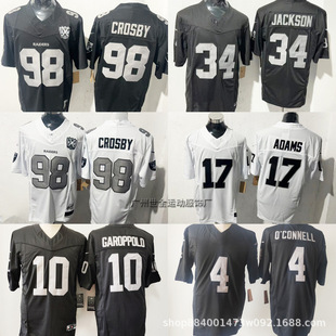 Raider Legends Three Generations Rugby Uniform Retro Embroidered Jersey American Football Team Uniform Clothing Wholesale