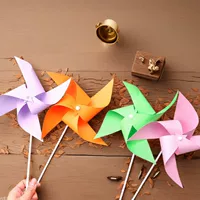 Ветряная мельница игрушка, набор материалов для детского сада, оригами, DIY