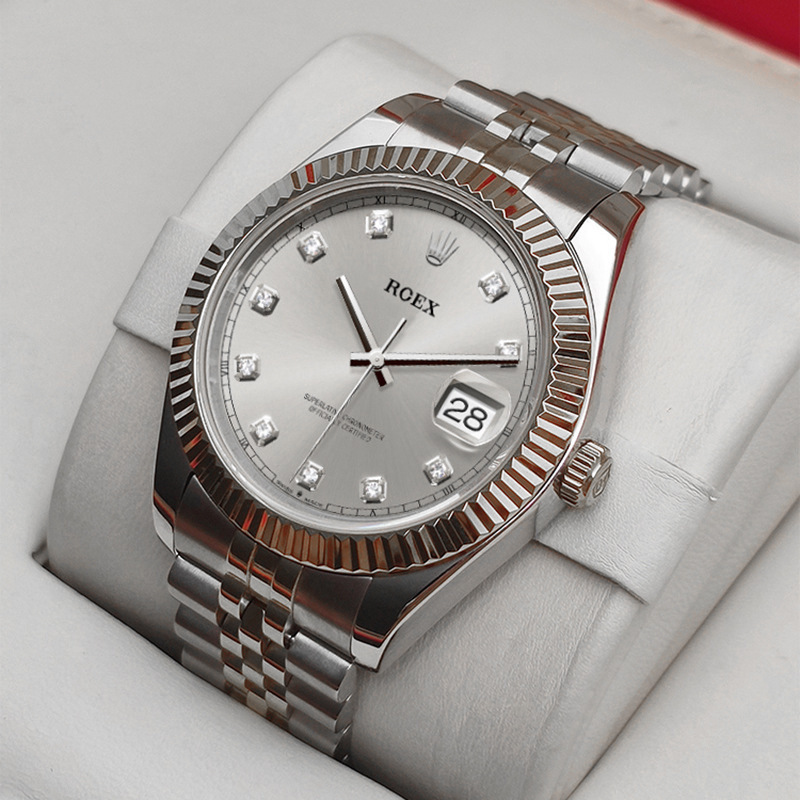 Authentic Swiss Watch Brand Men's Automatic Mechanical Watch with Diamond Face, Classic Men's Watch. Authentic Swiss Watch Brand Men's Automatic Mechanical Watch with Diamond Face, Classic Men's Watch.
