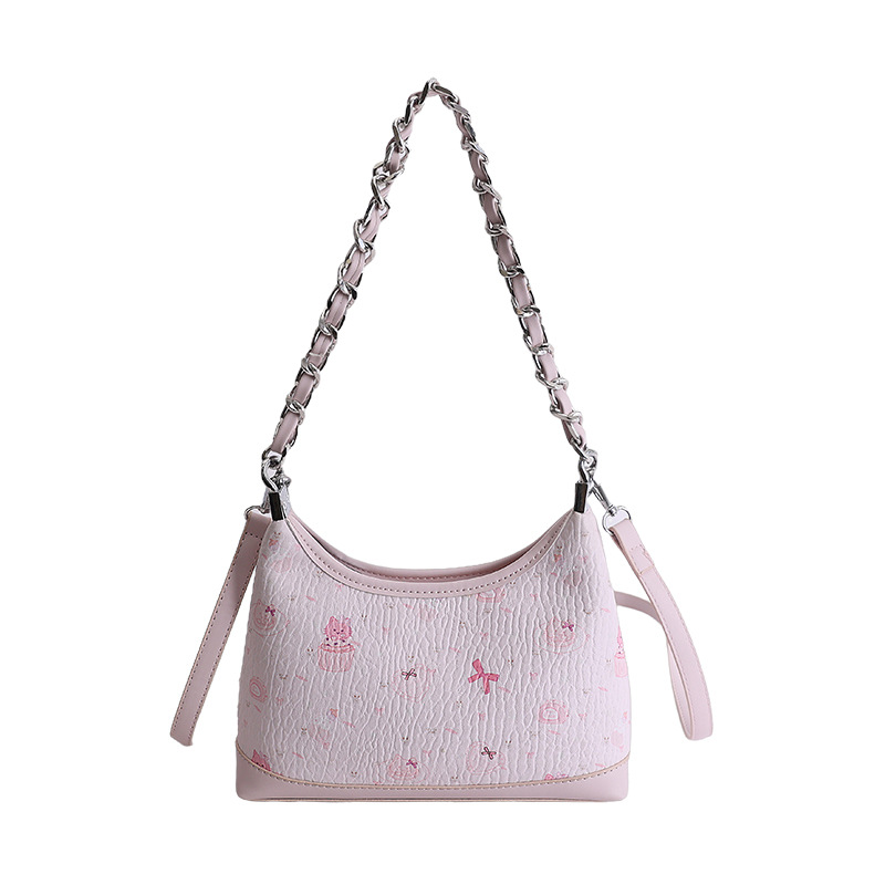 Corea del sur de la impresión de aire extranjero 2026 primavera nueva gran capacidad retro bolso de hombro de hombro bolso diario de mujer image 7