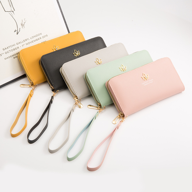 Fashion hardware portable wallet, women'...