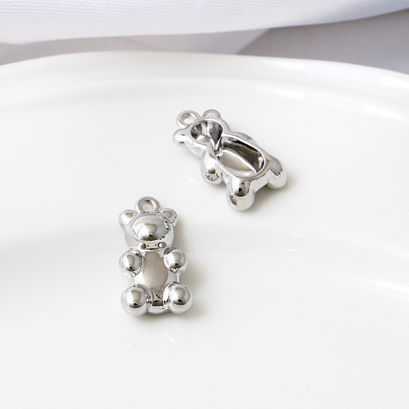 機能甘いクールなギャル愛のトロイの木馬ベアー合金ペンダントdiy手作りイヤリングアクセサリーネックレスアクセサリー材料|undefined
