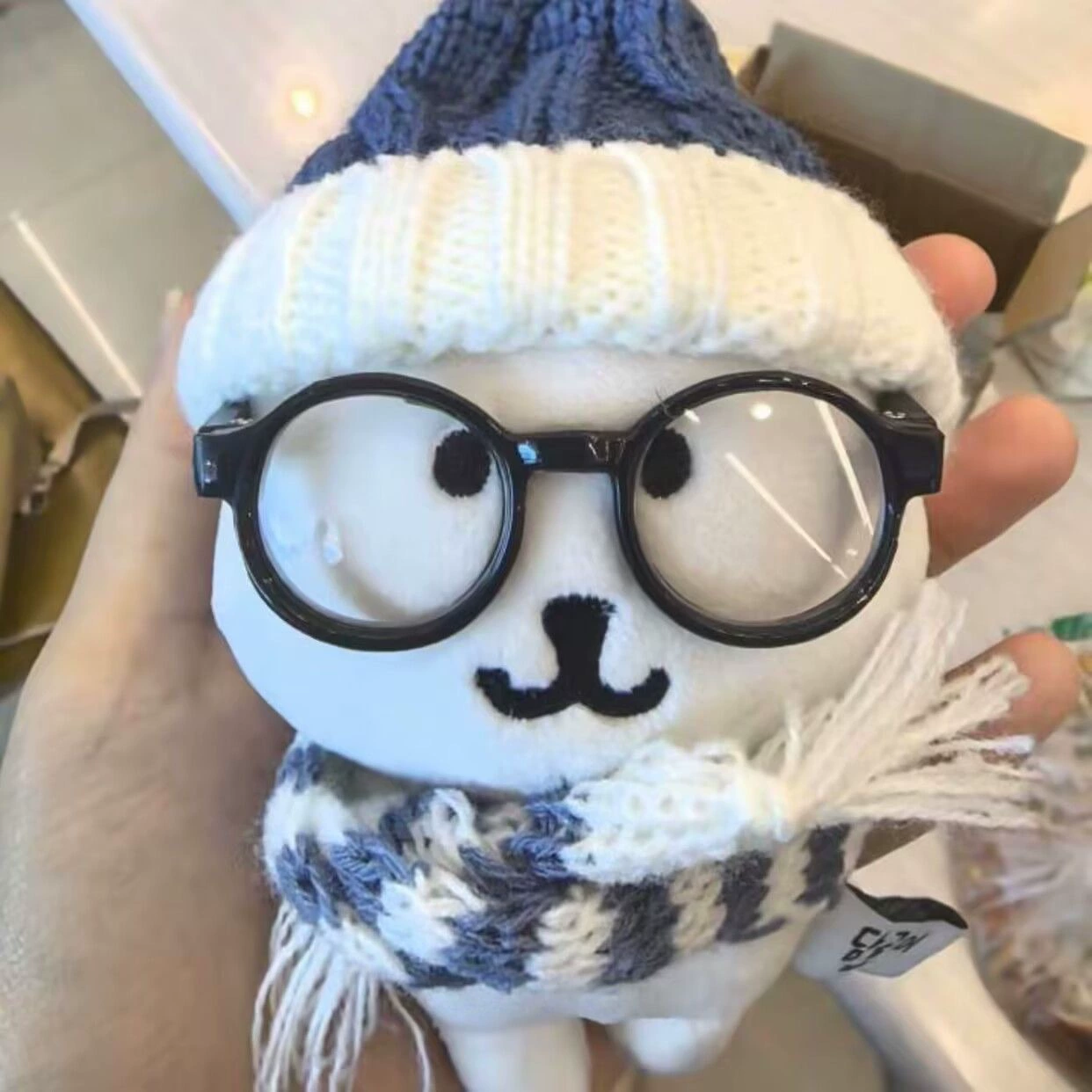 Самоуничижительный медведь кукла шапка шарф аксессуары 13cm кукла шляпа