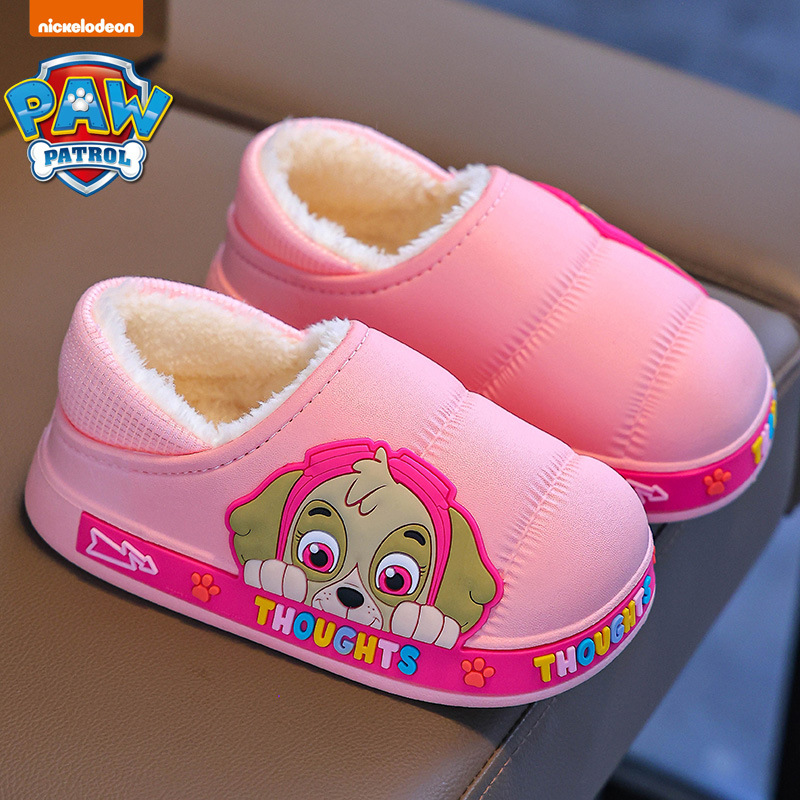 Zapatillas para niños de verano para niños de interior, zapatillas de algodón para niños antideslizantes, impermeables para niños