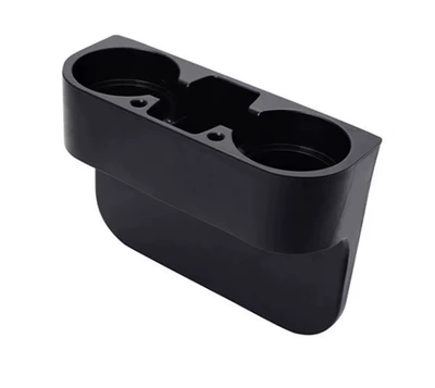 Cross-Border Car Seat Gap Storage Box Car Water Cup Holder Storage Box Multi-Functional Storage Mobile Phone Beverage Holder (Car cup holder/beverage holder) - black
