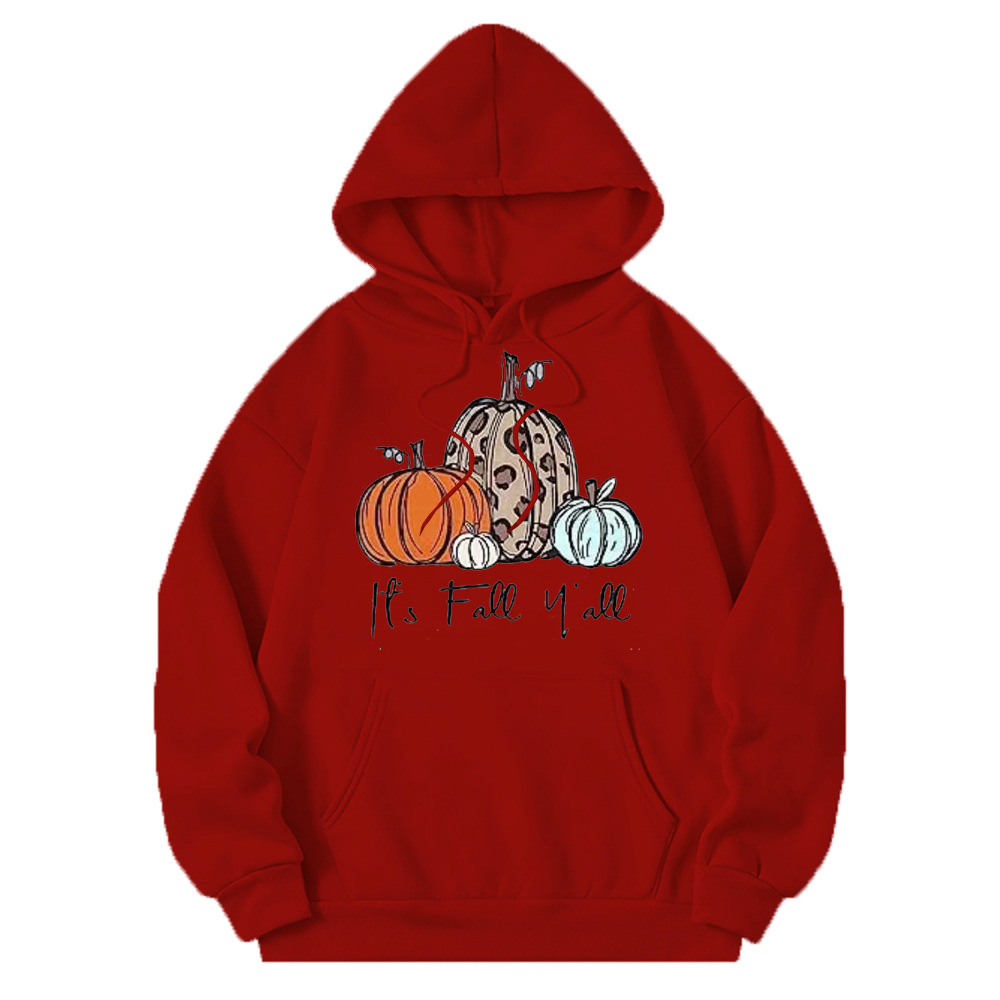 2023 otoño e invierno nuevo suministro transfronterizo forro polar bolsillo de manga larga Halloween patrón impreso suéter imagen de soporte