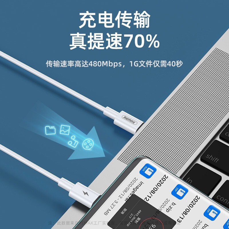 Remax 馬力 PD100W 急速充電携帯電話充電ケーブル Apple Huawei Xiaomi 2m 携帯電話充電ケーブルに適しています|undefined