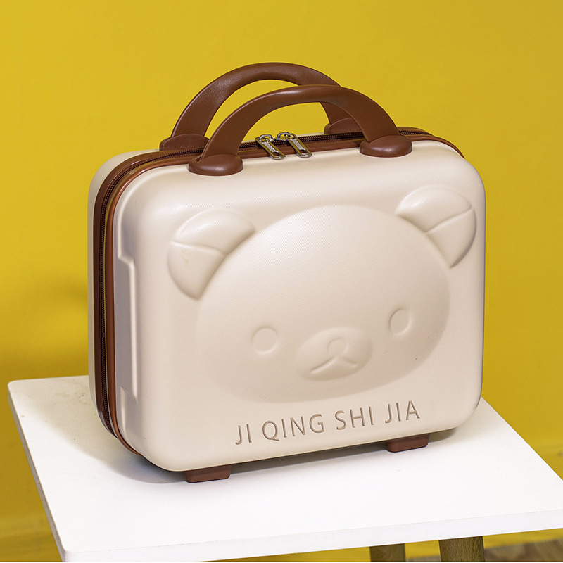 Beige (no lock) half pocket