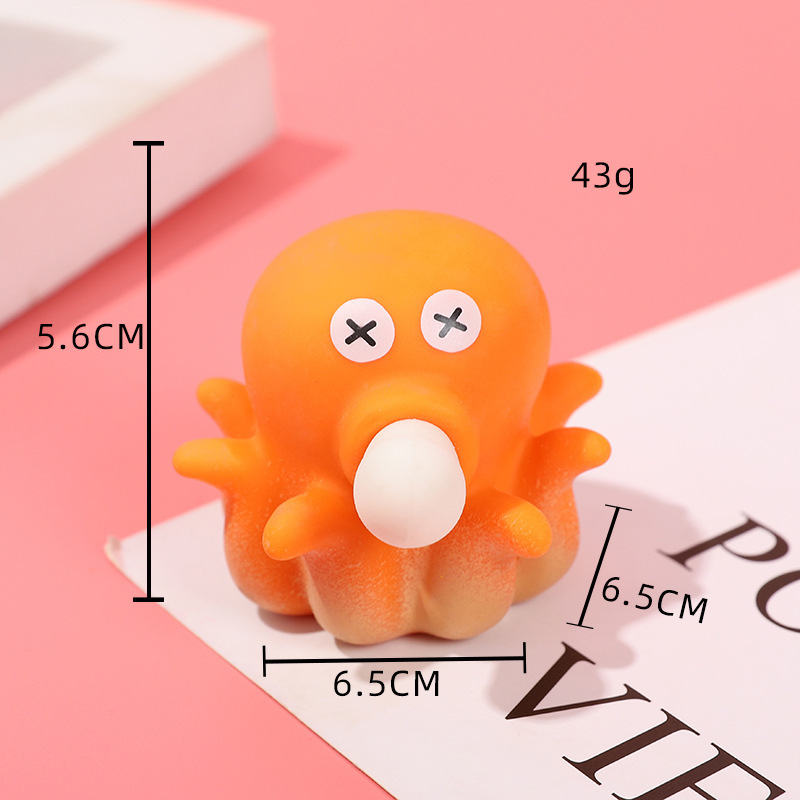 Orange octopus