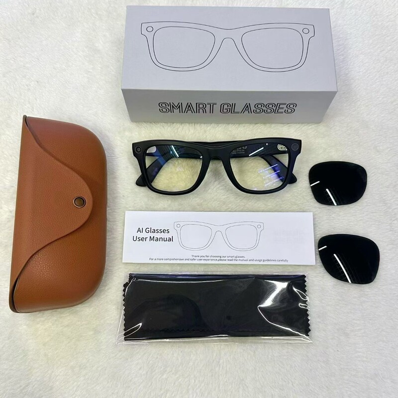 MT5 Ultra smart glasses: 8-megapixel camera, AI-powered real-time translation, music playback, Bluetooth calling, and a charging case MT5 Ultra smart glasses: 8-megapixel camera, AI-powered real-time translation, music playback, Bluetooth calling, and a charging case