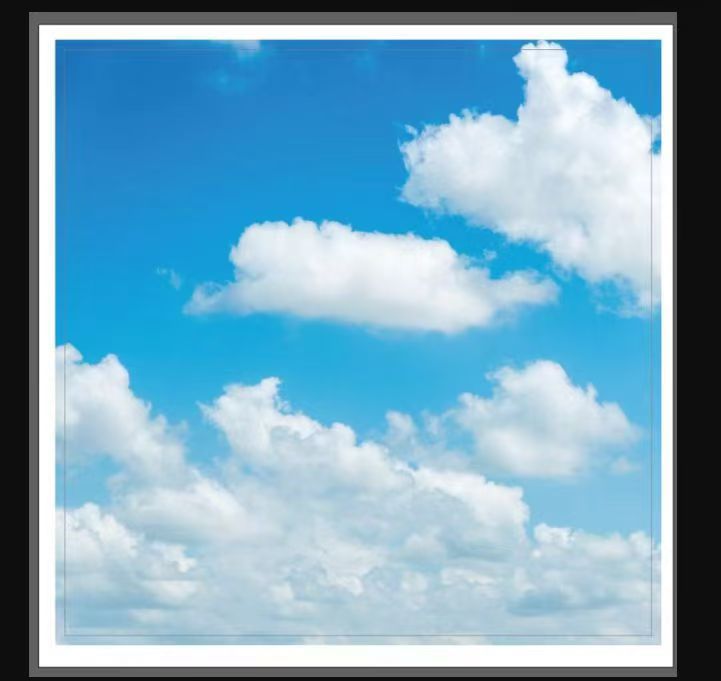 푸른 하늘과 흰 구름 - 정사각형 61*61