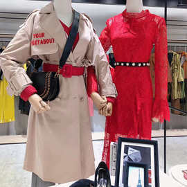 风2025春季新款笛时尚韩版女装风衣外套上衣品牌折扣女装走份批发