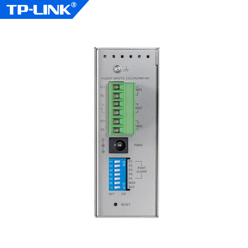 tp-link TL-SF1005工业级4口百兆交换机分线器大功率网络IP30防尘