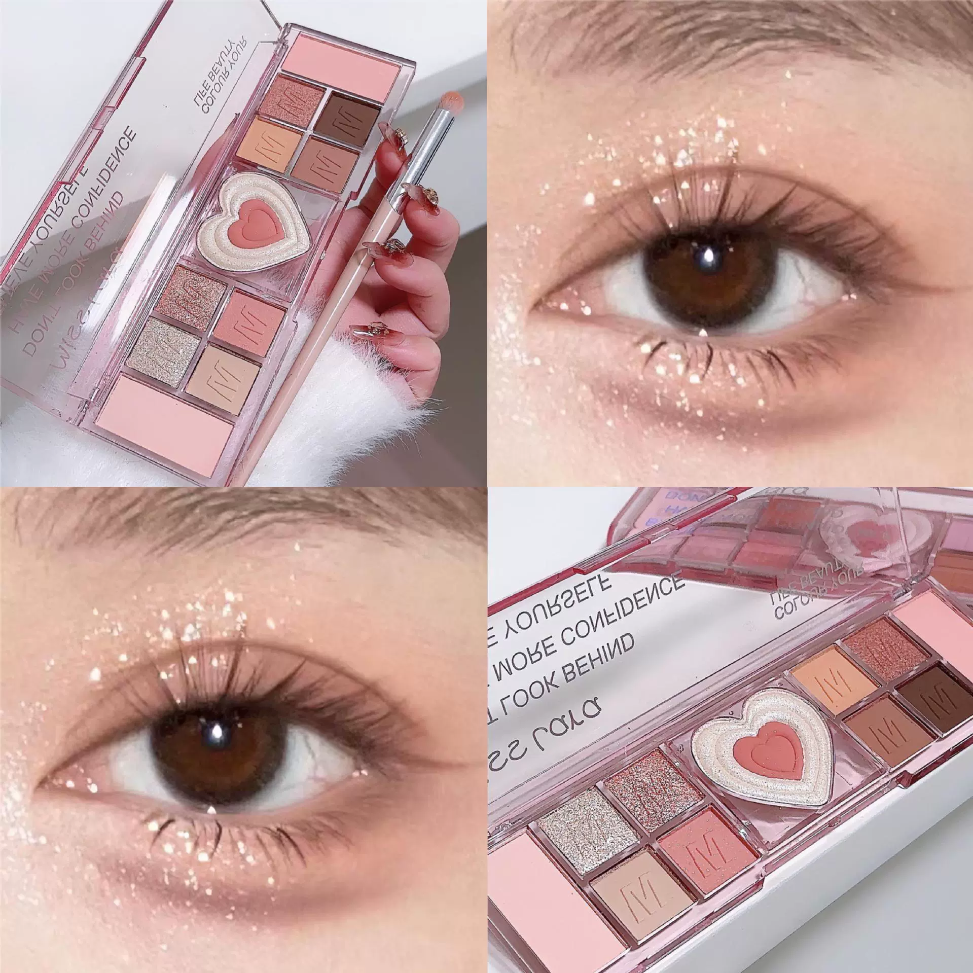 Matte Eyeshadow Palette, 8-Color Earth Tones, Beginner-Friendly Compact Kit