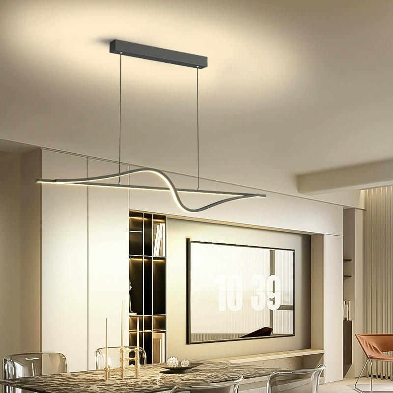 LED минималистичная модная потолочная лампа для гостиной, передние фары кофейного бара для офиса, светильники