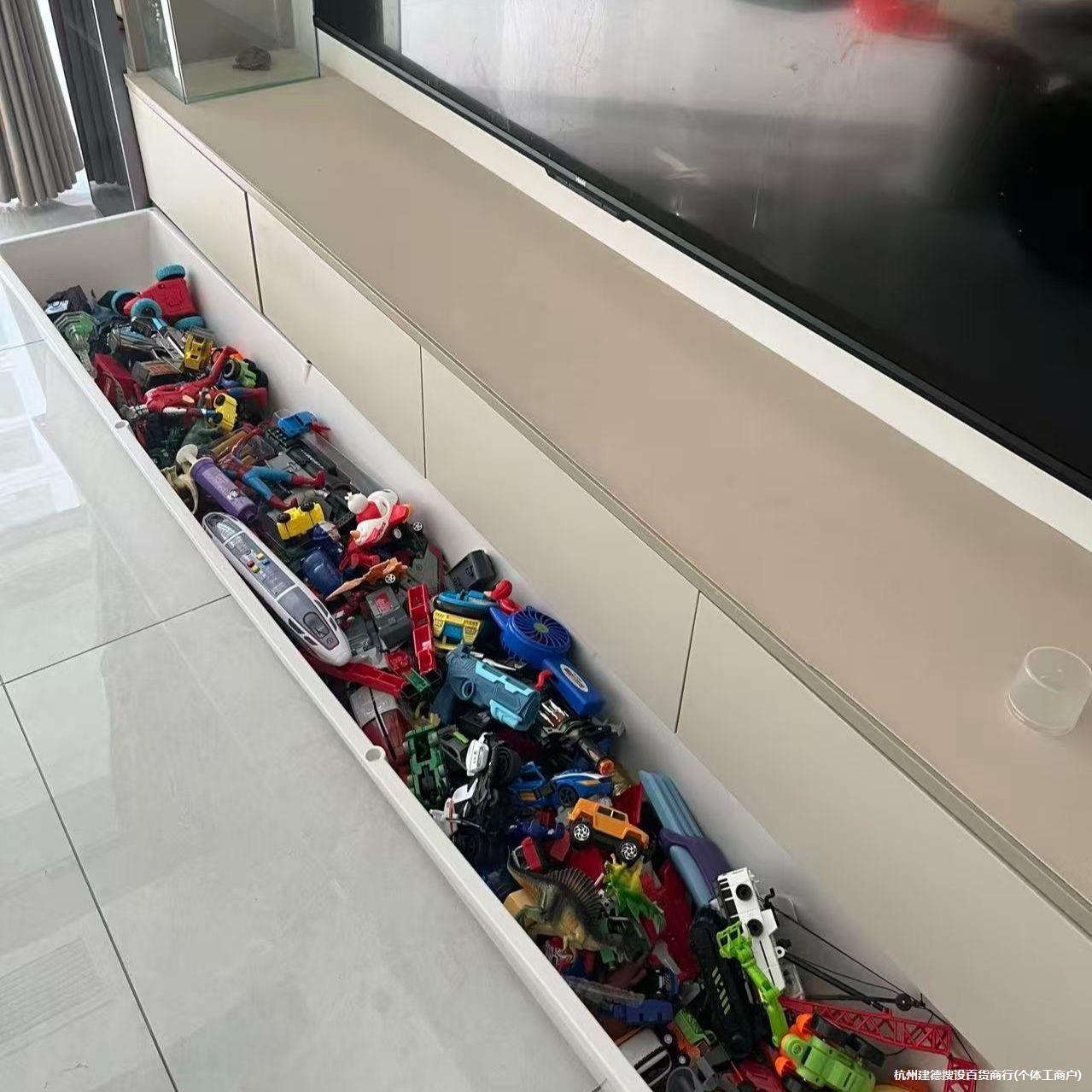 Thickened Non-Toxic and Odorless Rectangular Pig Trough Storage Box, Strong and Durable Storage Toy Special Tv Cabinet Storage