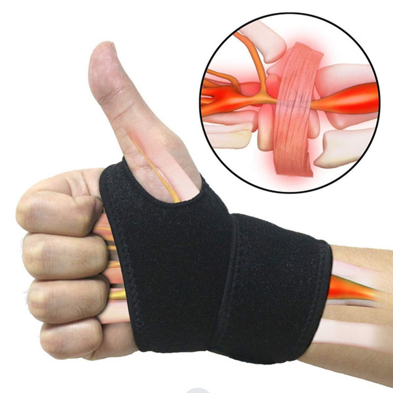 Amazon Adult Sports Wristband Adjustable Cross-border Wrapping Pressurized Hand Wristband Sprained Tendon Sheath Wristband