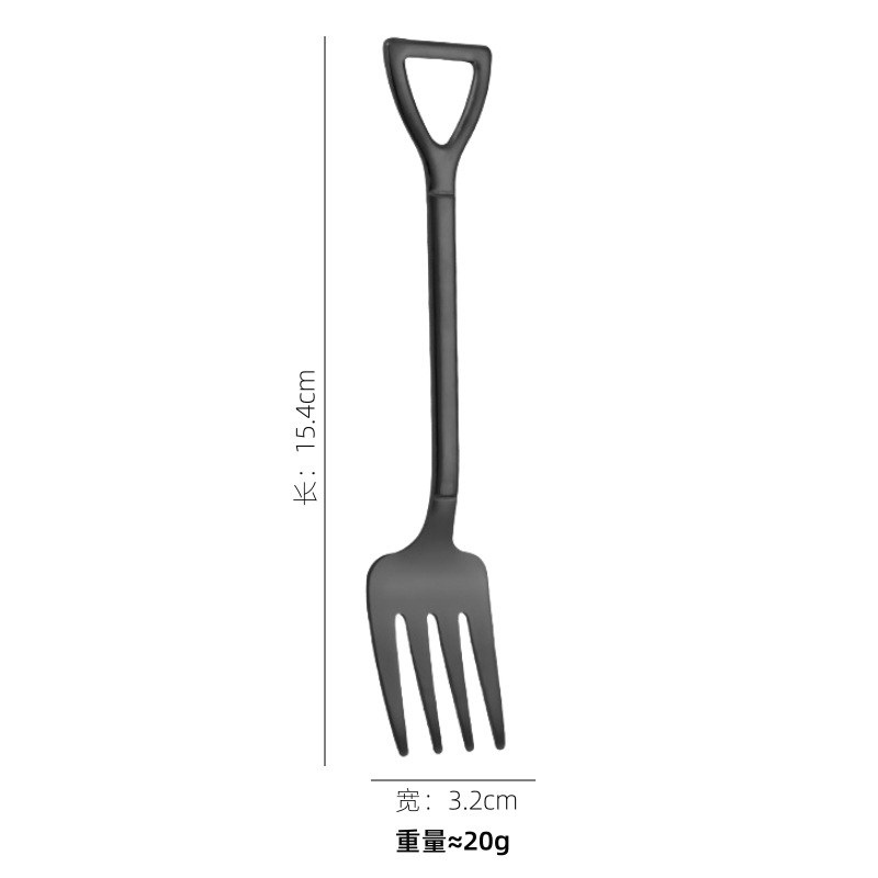 포크 15cm 블랙