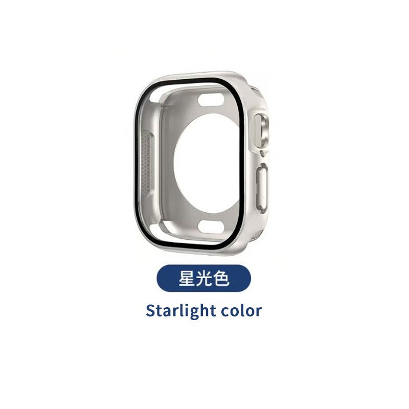Suitable for Apple Watch S11/10 Dust-Proof Mesh Full Back Cover Pc Full-Cover Watch Case S9 S8/7 Protective Case