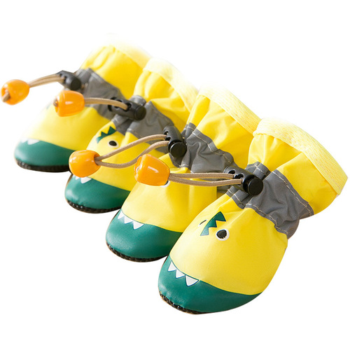 Crocodile puppy soft-soled shoes to prevent teddy pets from falling off when going out in summer, small puppy foot covers, spring and autumn shoes for all seasons